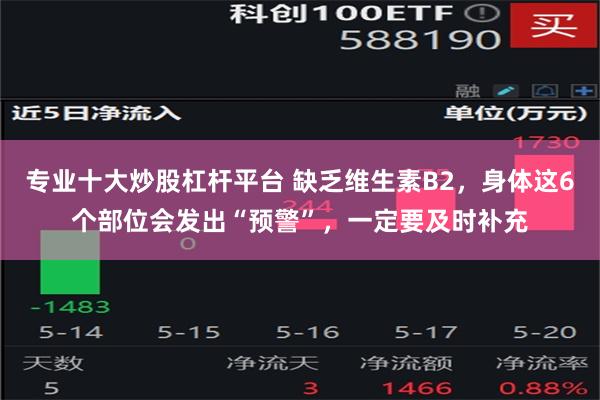 专业十大炒股杠杆平台 缺乏维生素B2，身体这6个部位会发出“预警”，一定要及时补充